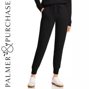 Palmer & Purchase 100% Cashmere Jogger Pants S High Rise Minimalist Quiet Luxury